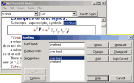 Addict Spell Check, vocavulario 3 y TRichViewEdit