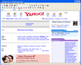 Documento HTML (una página de Yahoo!) importada en el demo ActionTest Documento HTML (una página ¡Yahoo!) importada en el demo ActionTest