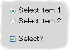TSRVCheckBox y TSRVRadioButton
