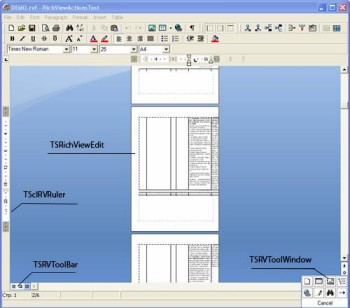 Esquema de componentes ScaleRichView